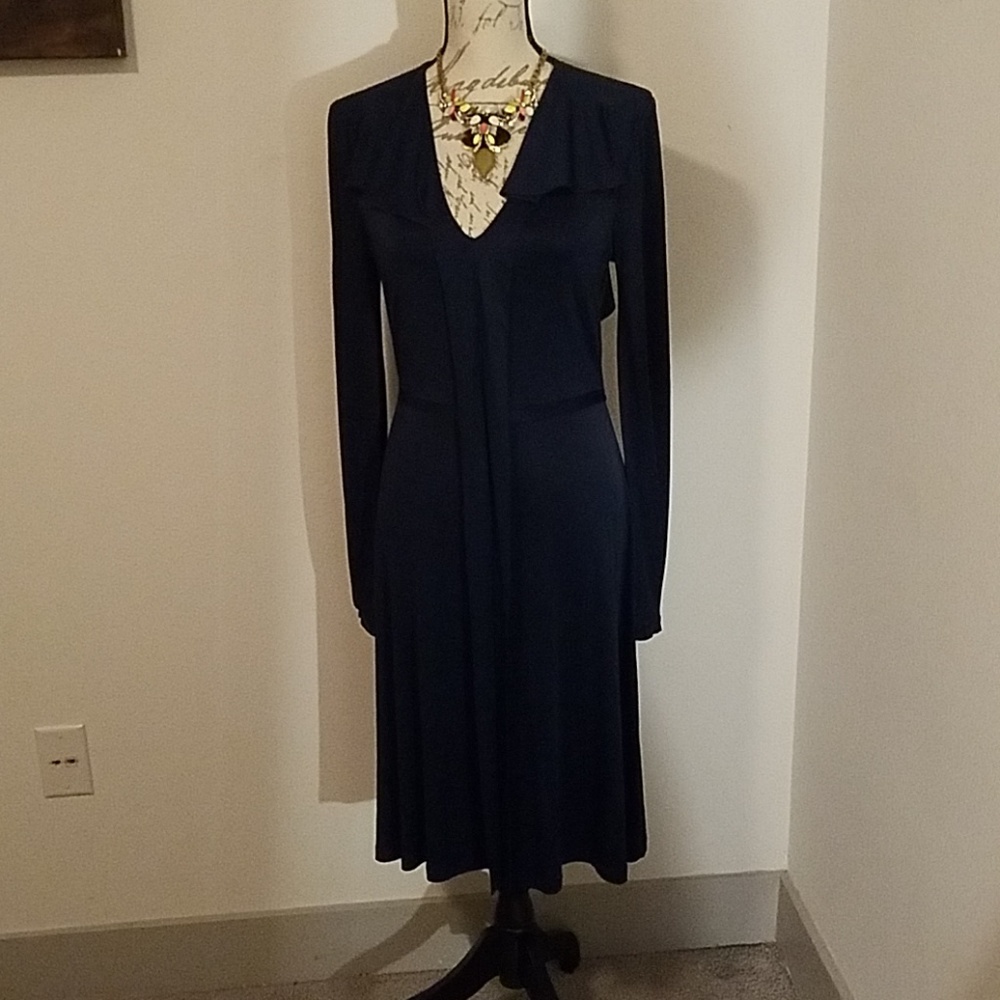 Navy Blue BCBG MAXAZRIA Dress